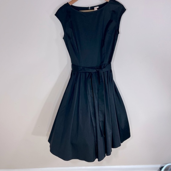 Vintage Feldie Whimsigoth Black Dress Removable Toile Skirt Medium - Picture 4 of 7